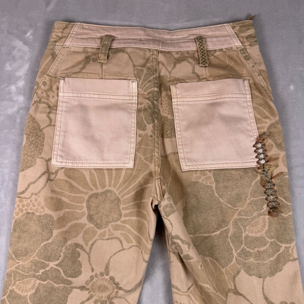 Anthropologie Pilcro The Camp Wanderer Patchwork Embroidered Pants Size 26 - Picture 8 of 9